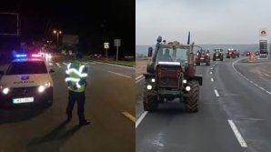 Vama Leuşeni, în continuare blocată. Inspectoratul Național de Securitate Publică vine cu un apel către fermieri