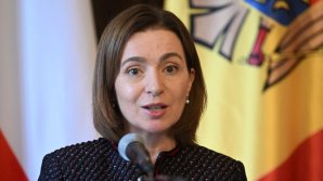 (VIDEO)Preşedintele Maia Sandu a anunţat că va dona premiul de 30 000 de euro primit la Timişoara