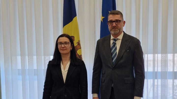 Ambasadorul României în Republica Moldova, Cristian-Leon Țurcanu, întâlnire cu Cristina Gherasimov: ,,Ramanem alaturi de conducerea pro-europeana de la Chisinau''