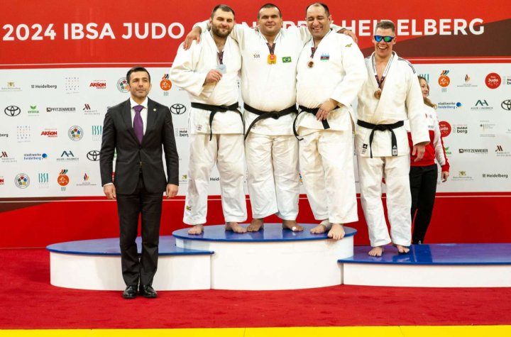 Argint și bronz pentru Moldova! Doi sportivi au urcat pe podium la Grand Prix-ul IBSA de la Heidelberg (FOTO)