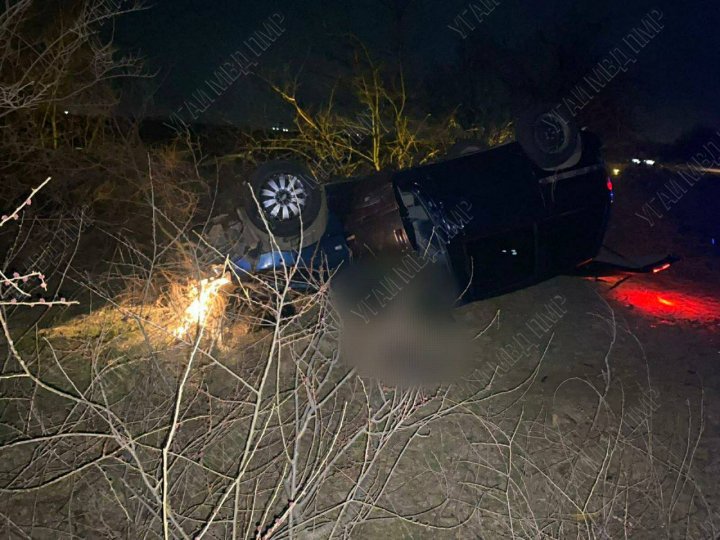 Un accident TRAGIC, soldat cu un deces, pe autostrada Tiraspol-Pervomaisk FOTO