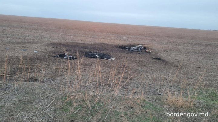 Fragmentele de dronă căzute în sudul Moldovei: Printre resturi se afla și explozibil