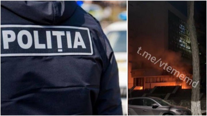 Incediul de la Centrul de Informare NATO de la Chişinău: Poliția examinează versiunea unei incendieri cu intenție