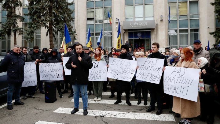 BCS a organizat un miting de protest împotriva creșterii prețurilor și a privatizărilor ilegale