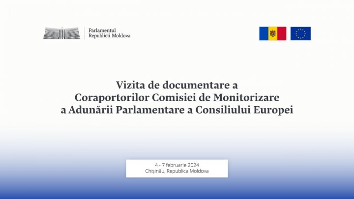 Oficialii APCE vin în Moldova pentru a evalua reformele și situația politică