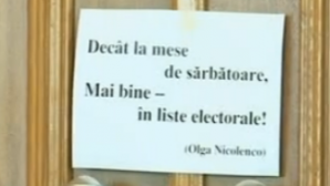 «Чем за праздничным столом, уж лучше в избирательных списках!», - заявили 400 женщин Молдовы