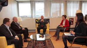 Воронин на встрече с Муйжниексом: У режима в Молдове нет демократического будущего