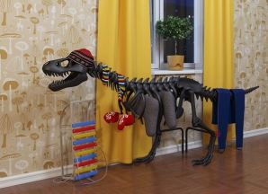 Teplosaurus: батарея-динозавр для украшения и обогрева