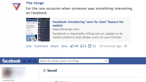 Facebook позволит откладывать чтение постов на потом