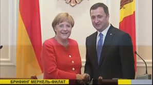 Меркель и Филат на брифинге (ТЕКСТ ОНЛАЙН)