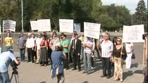 Работники Театра оперы и балета вновь вышли на акцию протеста