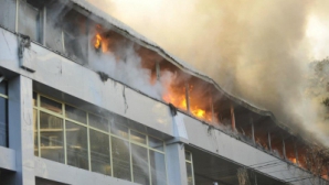 Министр внутренних дел о сгоревшем в центре столицы кафе: Постройка неавторизована, и вот во что это вылилось