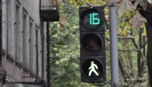 На столичной улице Митрополита Варлаама в субботу пешеходной зоны не было