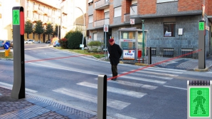 Лазерный луч вместо светофора