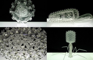 Смертельные болезни в виде скульптур из стекла (ФОТО)