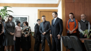 Октавиана Цыку представили сотрудникам министерства молодежи и спорта (ФОТОРЕПОРТАЖ)