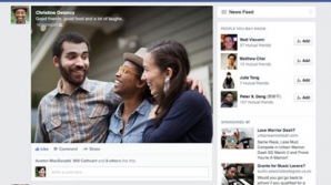 Facebook представил новый дизайн главной страницы