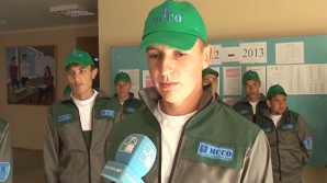 Стройотряд учащихся хынчештского колледжа отправился на работу в Россию 