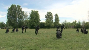 Сотрудники Пограничной полиции показали детям приемы рукопашного боя и элементы дрессуры