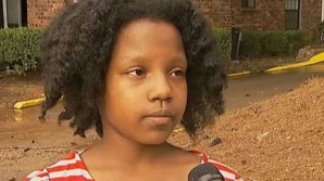 10-летняя американка словила младенца, выброшенного матерью из горящего дома