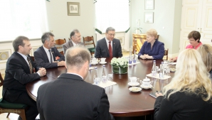 В Вильнюсе Игорь Корман встретился с президентом Литвы Далией Грибаускайте 