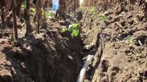 На границе между Молдовой и Украиной обнаружена труба для транспортировки спирта