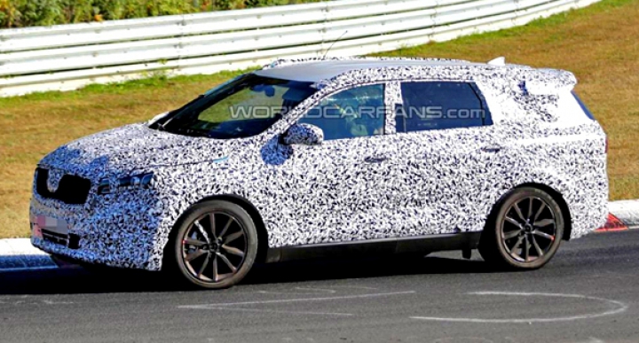 Kia тестирует обновленный внедорожник Mohave (ФОТО)