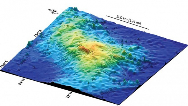 Крупнейший на Земле вулкан нашли в Тихом океане