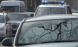 Пробки на подъездах к Кишиневу и на улицах, по которым шли манифестанты