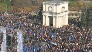 Митинг в поддержку евроинтеграции Молдовы ТЕКСТ ОНЛАЙН