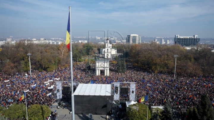 Полиция: В проевропейском митинге участвовали 117 тысяч человек  