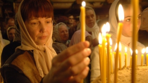 Десятки верующих пришли в Бессарабскую метрополию на рождественскую службу 