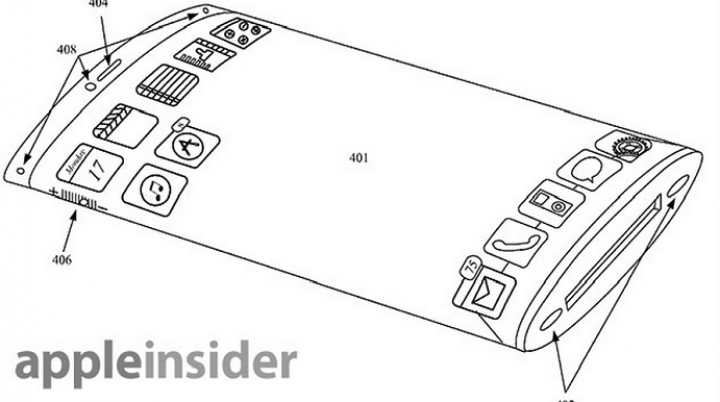 Apple запатентовала изогнутый сапфировый дисплей