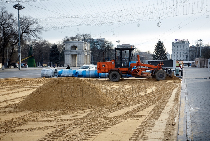 В центре Кишинева появится каток (ФОТО)