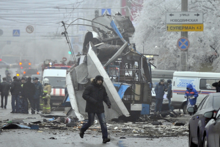 Взрыв в Волгограде: троллейбус взорвал смертник (ФОТОРЕПОРТАЖ)