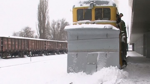 В ГП "Железная дорога Молдовы" утверждают, что справляются с расчисткой снега