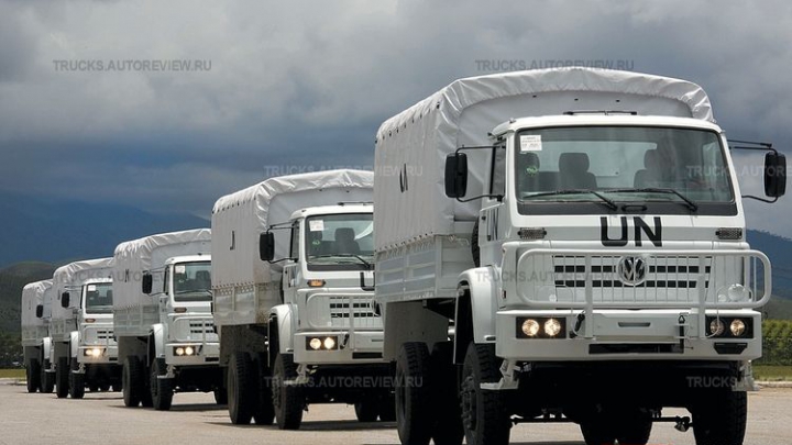 Гуманитарная колонна ООН попала под обстрел в Сирии