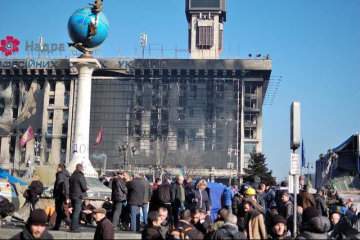 Как выглядели Майдан и Крещатик в Киеве в пятницу (ФОТОРЕПОРТАЖ)