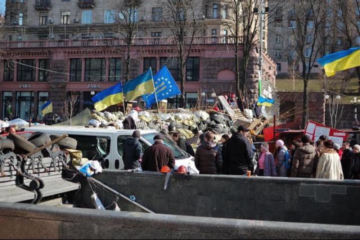 Как выглядели Майдан и Крещатик в Киеве в пятницу (ФОТОРЕПОРТАЖ)