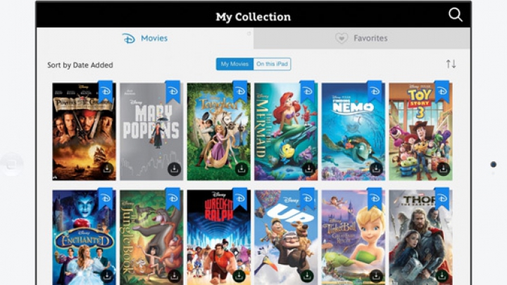 Disney запустила мобильное приложение для iOS с 400 фильмами