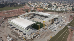 Стадион "Коринтианс" в Сан-Паулу пока не готов принимать у себя матчи чемпионата мира 