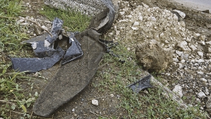 В Яловенах перевернулся крупнотоннажный грузовик с металлоломом