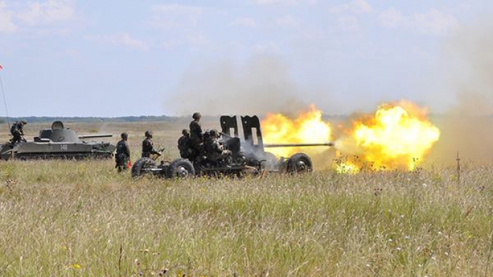 Военные Национальной армии протестировали тяжелую артиллерию (ФОТО/ВИДЕО)