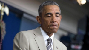 Толпа покинула митинг в США, не желая слушать речь Обамы