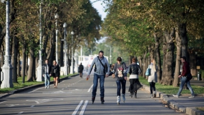 Бабье лето: кишиневцы наслаждаются осенним теплом