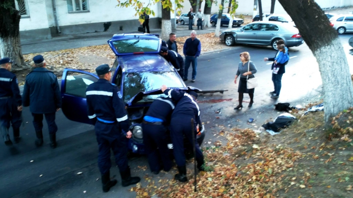 На столичной улице Матеевича столкнулись два автомобиля (ФОТО, ВИДЕО)