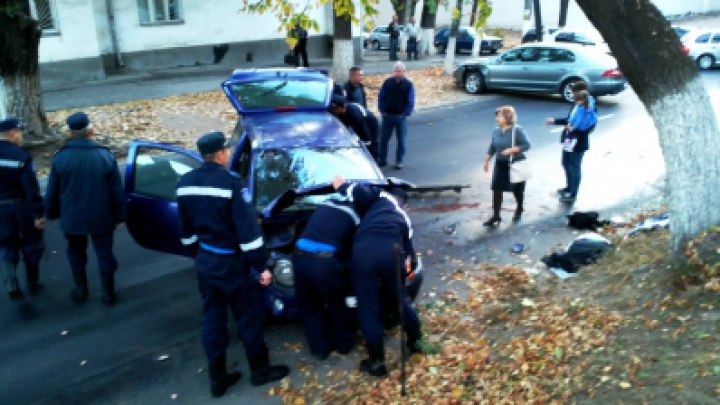 На столичной улице Матеевича столкнулись два автомобиля (ФОТО, ВИДЕО)