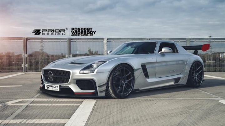 Суперкар Mercedes SLS AMG получил агрессивный пакет от Prior Design