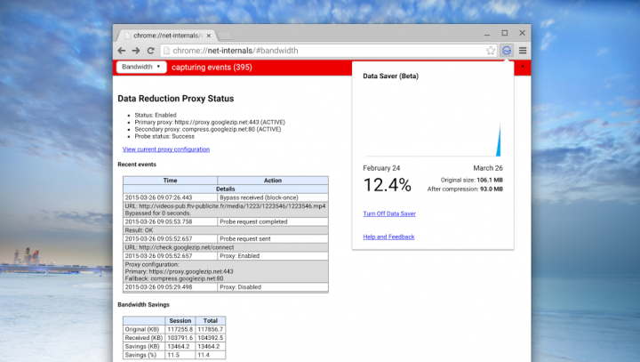 Google придумала экономящее трафик расширение для Chrome