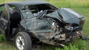 В Тирасполе автомобиль столкнулся с поездом (ФОТО)